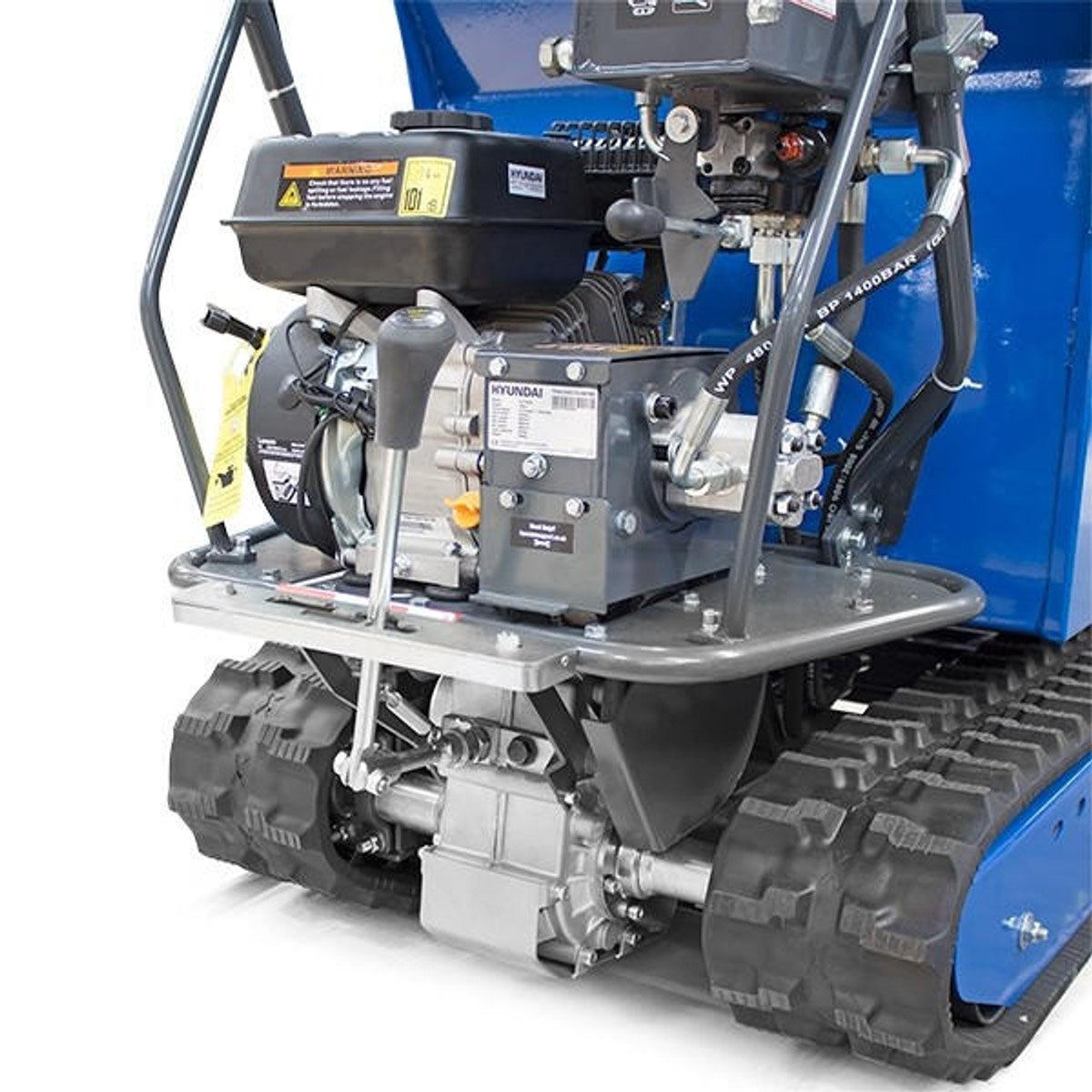 Hyundai HYTD500 196cc 500kg Petrol Tracked Mini Dumper Power Barrow Transporter