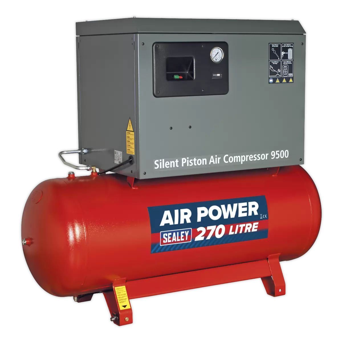 Sealey SAC72775BLN 270ltr Belt Drive Compressor 415V/32A