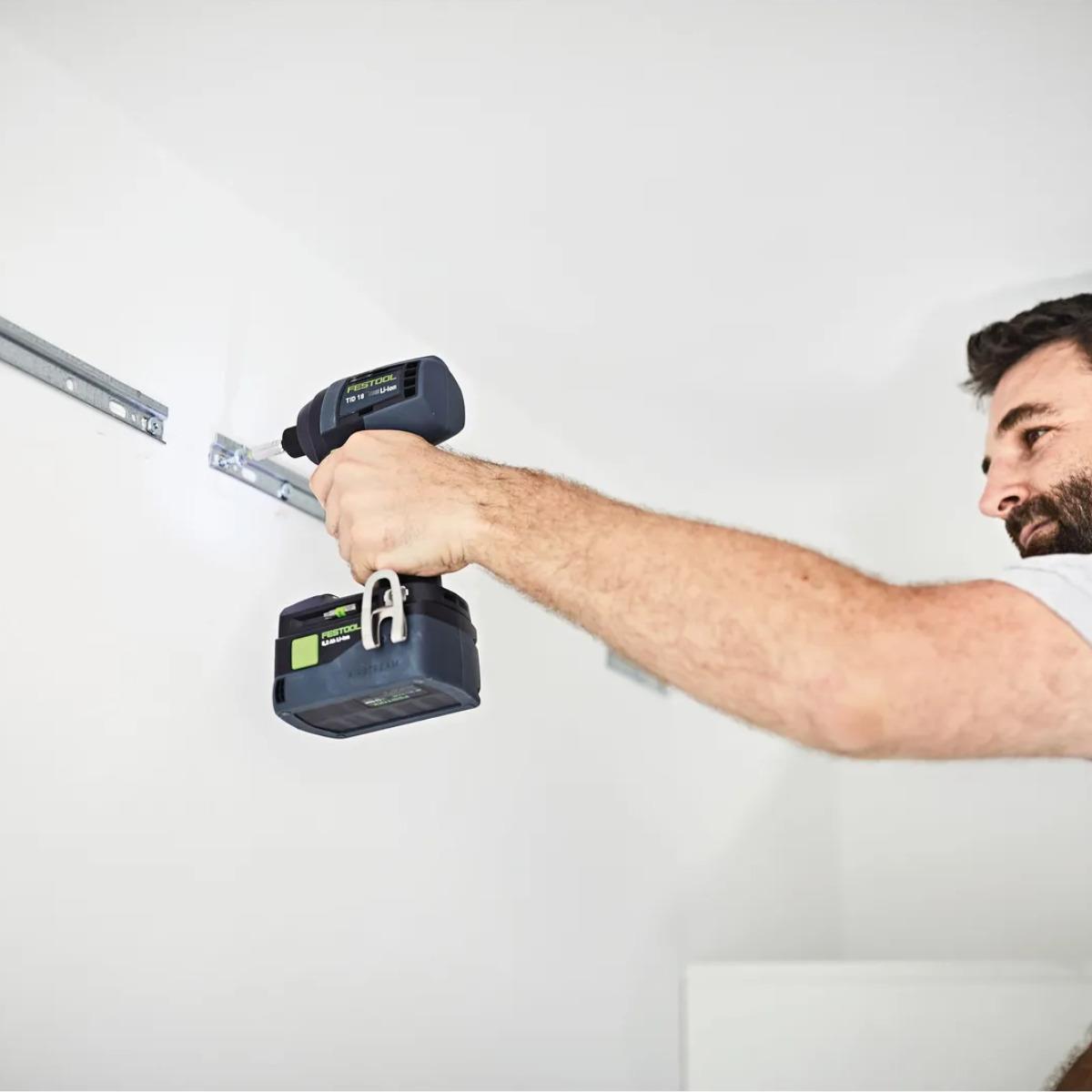 Festool TID 18 HPC4,0I-Set T18GB 18V Brushless Impact Driver & Drill Driver Twin Set with 2 x 4.0Ah Battery, Charger & Case 577245