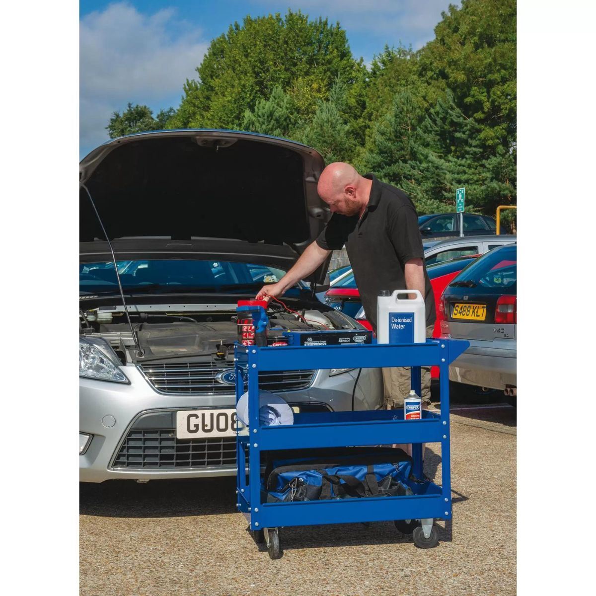 Draper TTB3 3 Tier Tool Trolley 07630