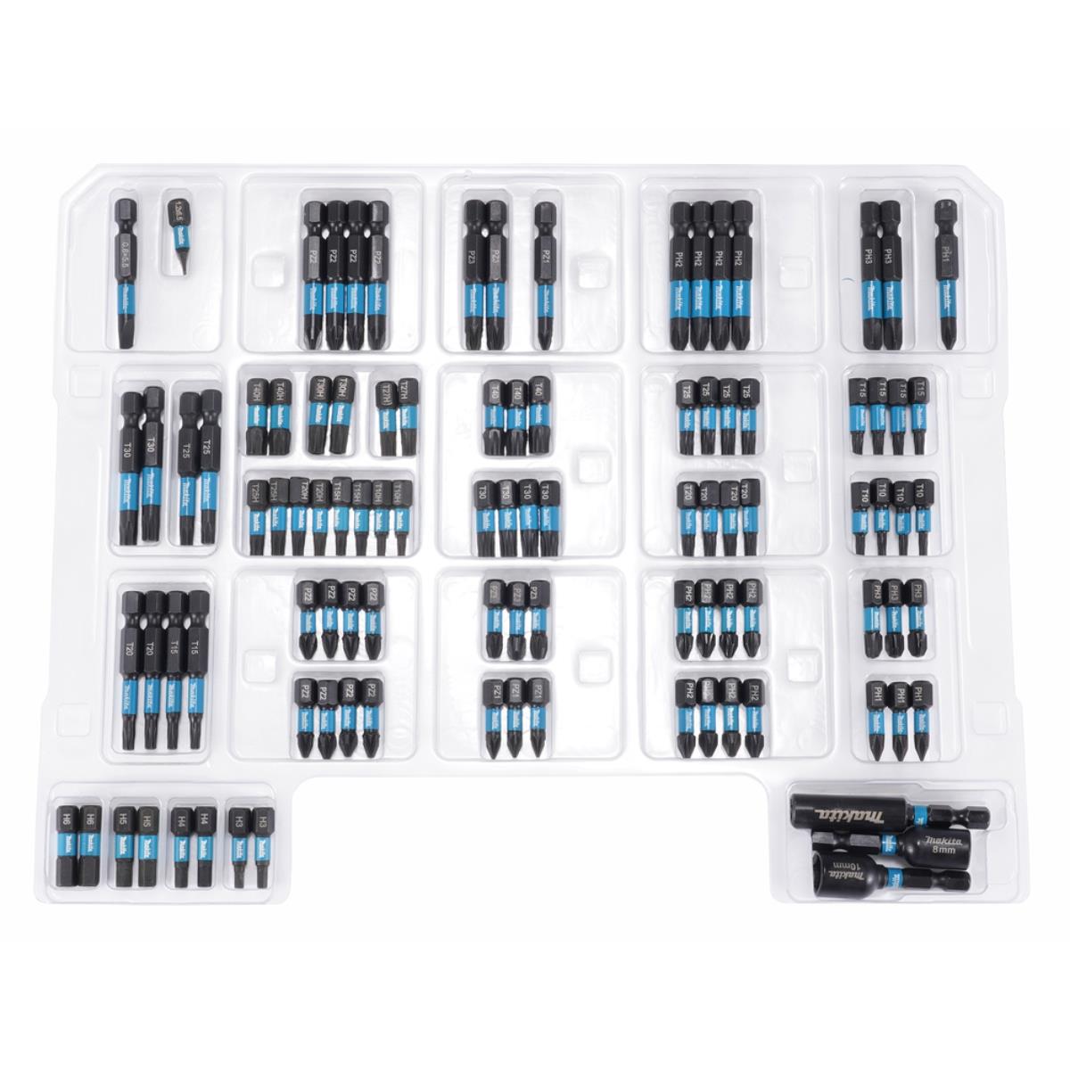 Makita E-24826 Impact Black Bit Set Of 100 Piece
