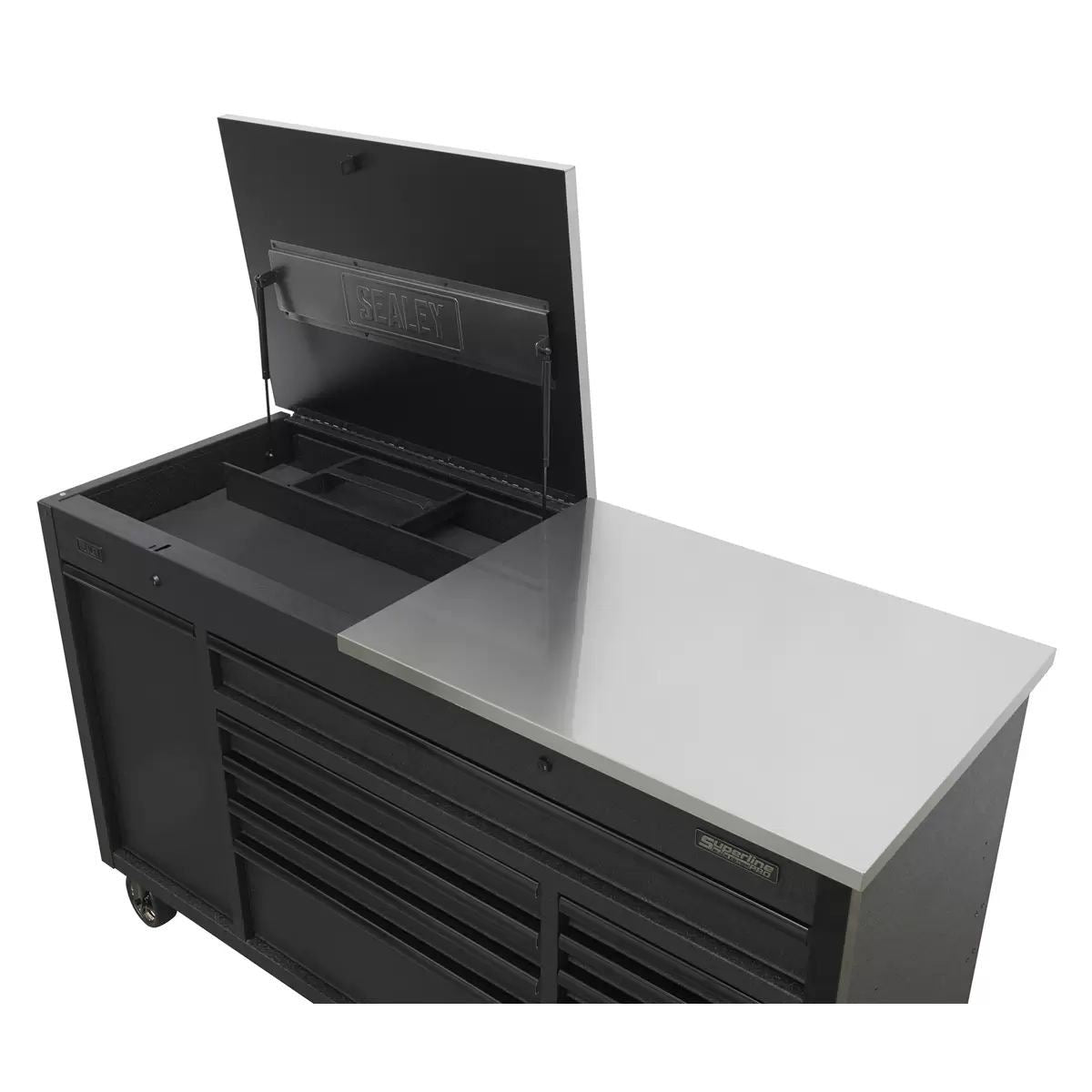 Sealey AP6310BE Mobile Tool Cabinet 1600mm Power Tool Charging Drawer