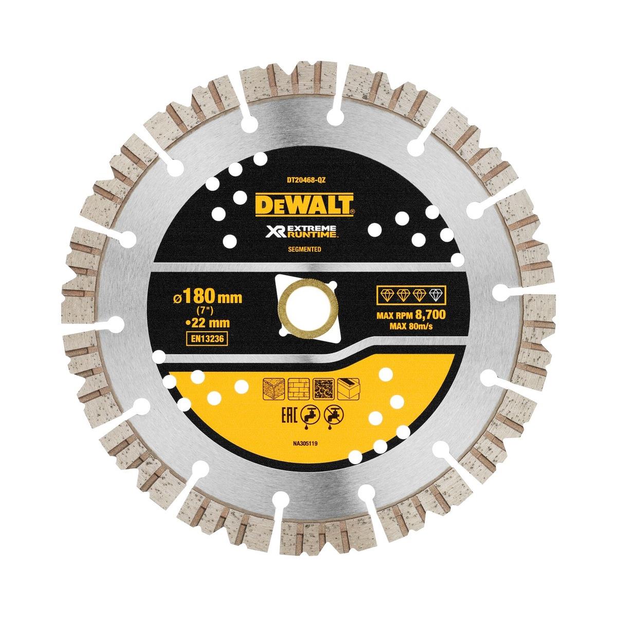 Dewalt 180mm Elite Series All Purpose Diamond Wheel Blade DT20468-QZ