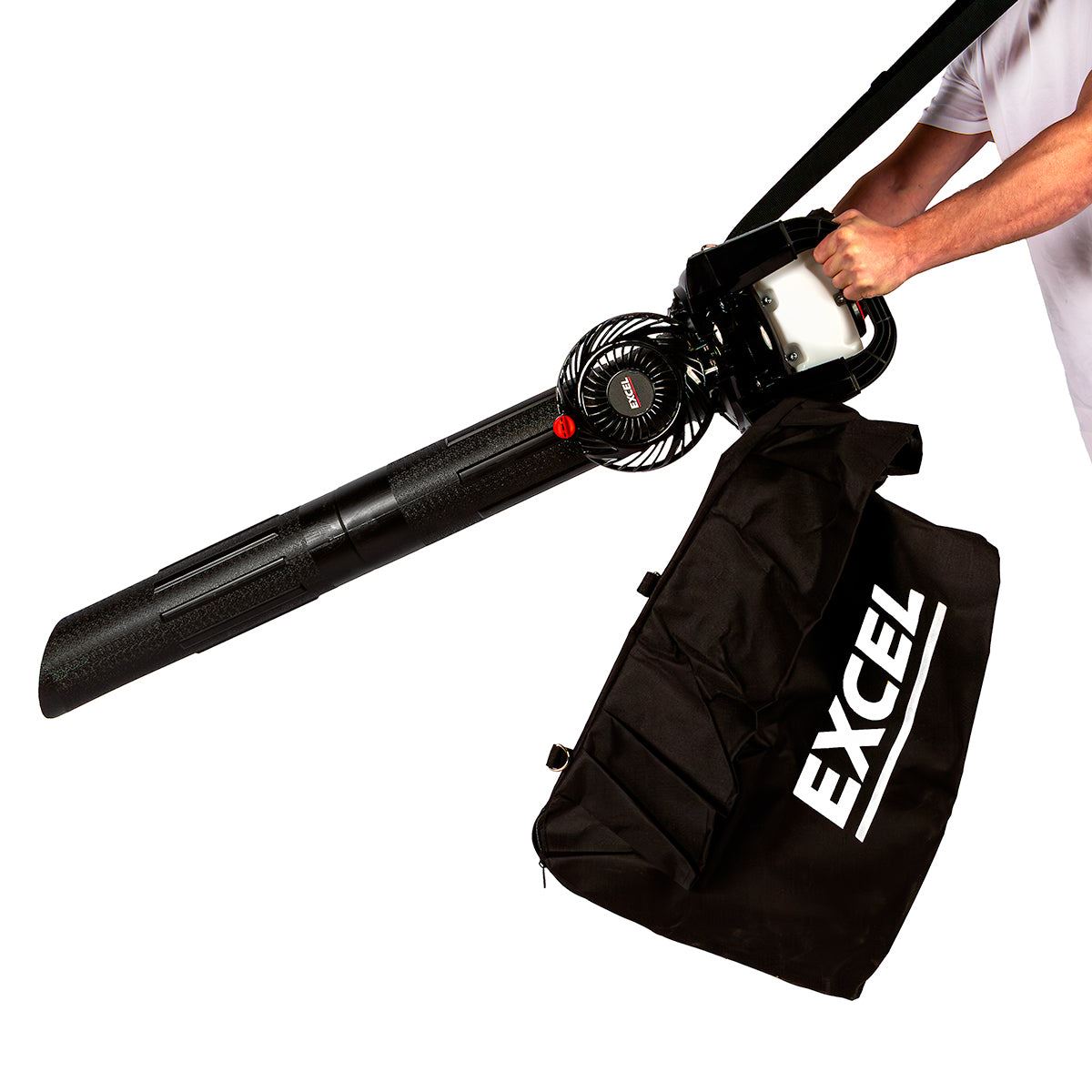 Excel 25cc Petrol Leaf Blower, Vacuum and Mulching 3-in-1 Multi Garden Tool