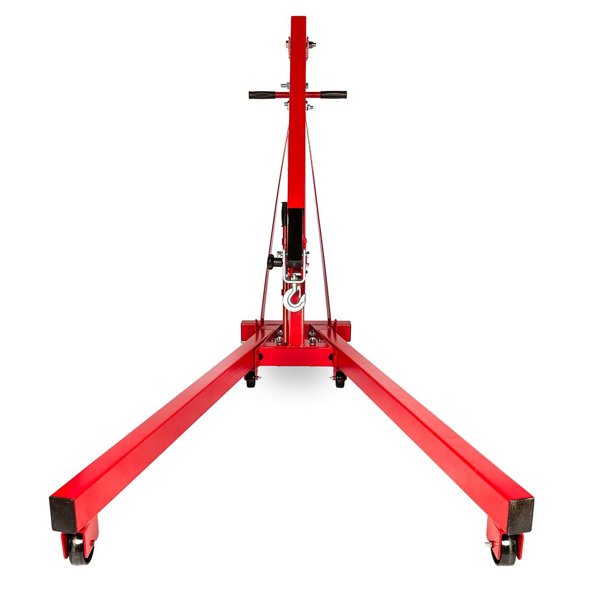 Big Red Torin 1-Ton Hydraulic Folding Engine Crane, Lifting Range 160-2040 mm