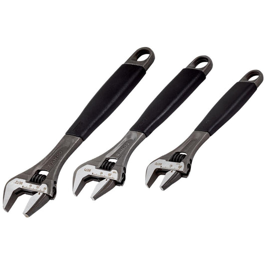 Bahco 90 Series Adjustable Wrench Set 3 Piece BAHADJ390