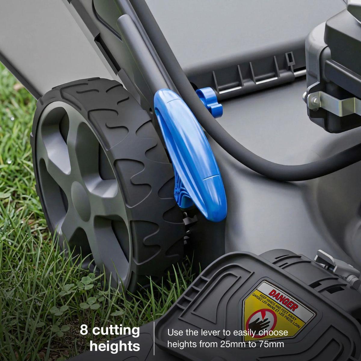Hyundai HYM22200SPEX 56cm Electric Start Self-Propelled 3-in-1 Petrol Lawnmower