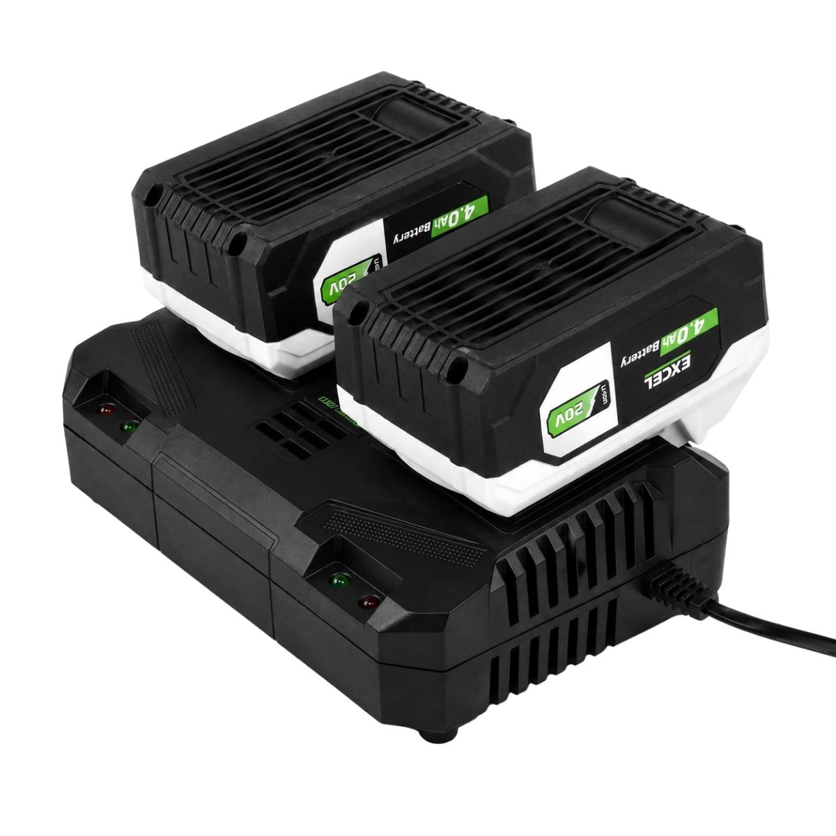 Excel 20V Dual Port Battery Charger