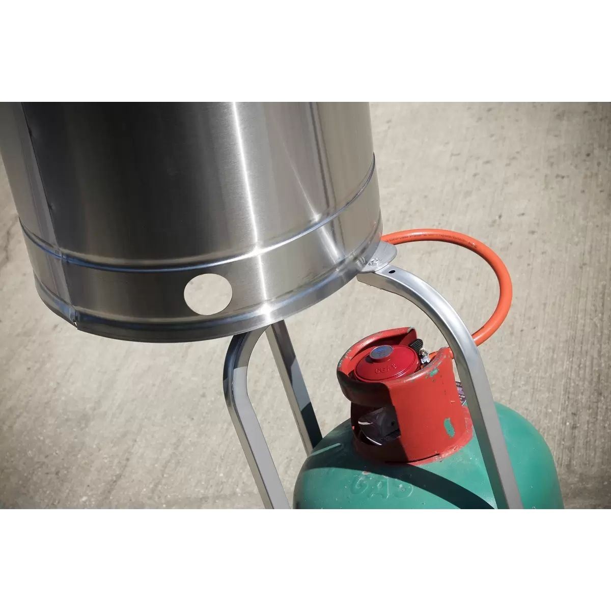 Sealey DG2 Dellonda Commercial & Domestic Outdoor Garden Gas Patio Heater Stainless Steel 13kW