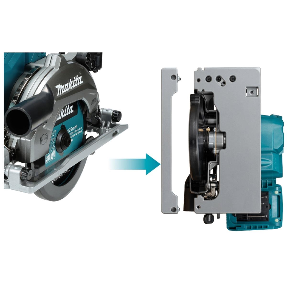 Makita HS014GZ 40V Max XGT Brushless 125mm Circular Saw with 1 x 4.0Ah Battery & Charger