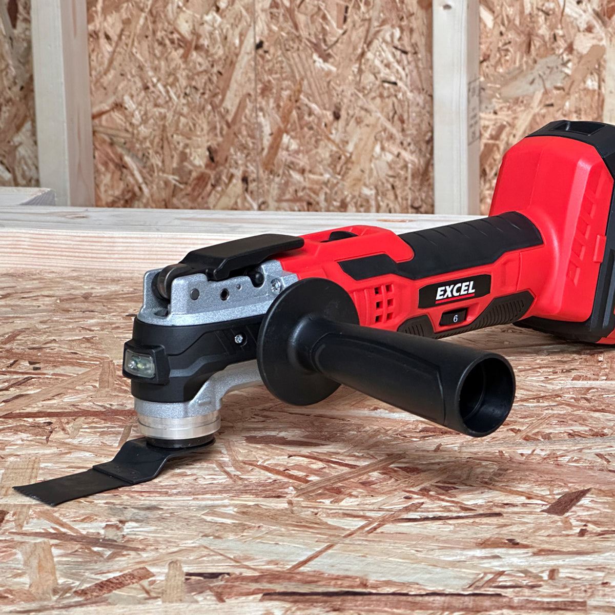 Excel 18V Oscillating Multi Tool with 1 x 4.0Ah Battery Charger
