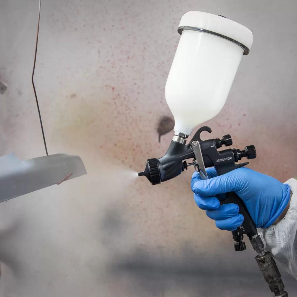 Sealey HVLP05 Premier Professional HVLP Gravity Feed Spray Gun 1.3mm Set-Up