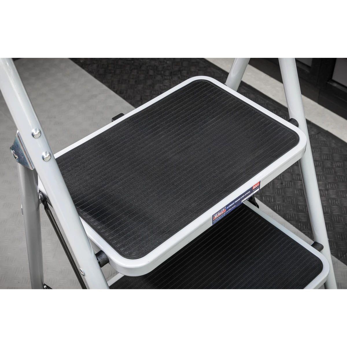 Sealey ASL23 3-Tread Step Stool 150kg Capacity EN 14183