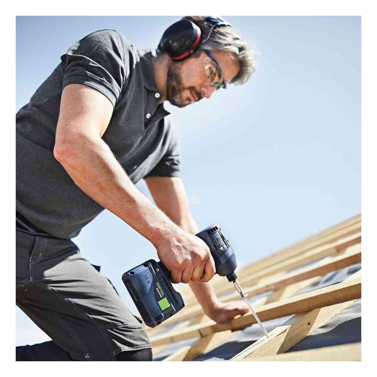 Festool TID 18 HPC4,0I-Set T18GB 18V Brushless Impact Driver & Screwdriver Twin Set with 2 x 4.0Ah Battery, Charger & Case 577245
