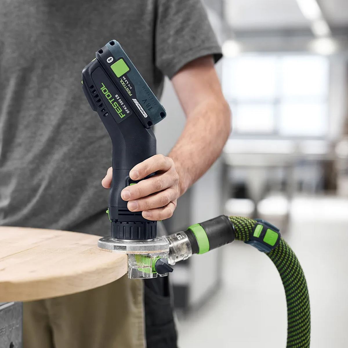 Festool OFKC 500 R3 EB-Basic 18V Brushless Edge Router 577985 with 1 x 5.0Ah Battery & Charger