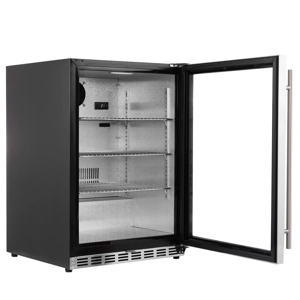 Sealey DH439 Baridi Outdoor Drinks/Beverage/Bar Fridge with Triple Glazed Door & Security Lock 150L