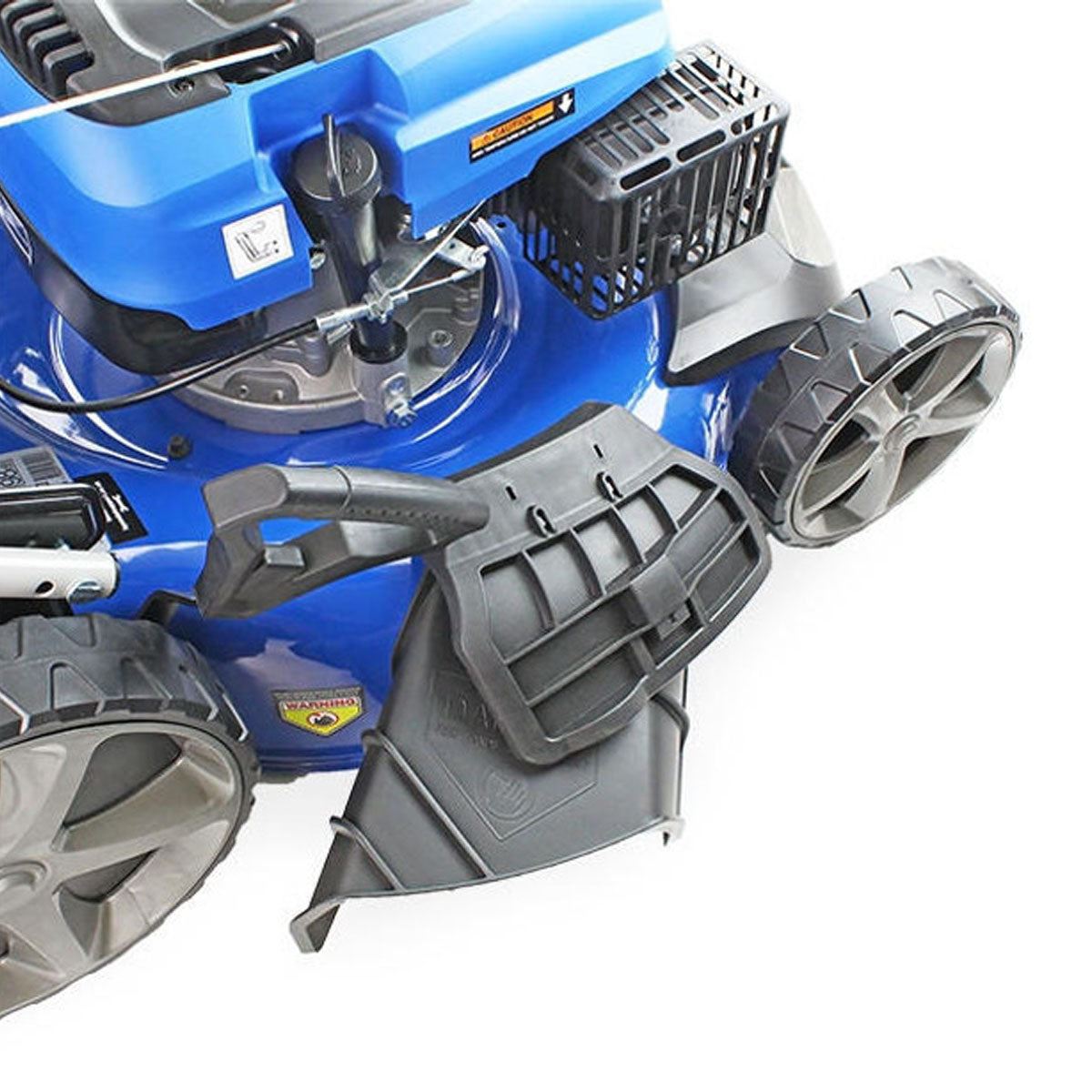 Hyundai HYM510SP 51cm Self-Propelled Petrol Lawnmower, Mulch, Rear & Side Discharge, Hose Connector