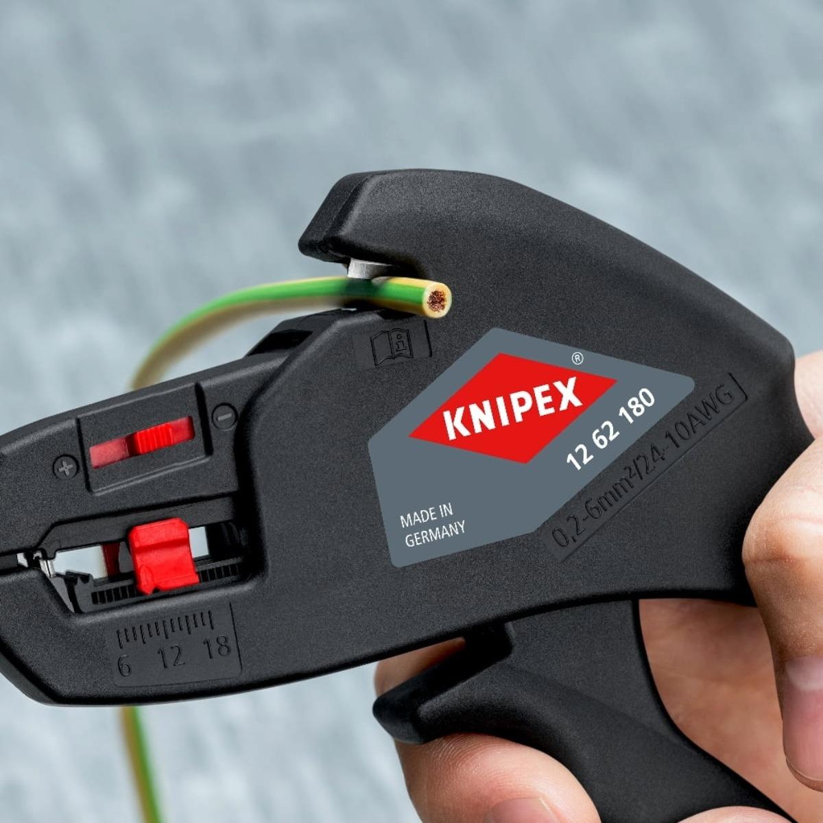 Knipex ComStrip Automatic Insulation Stripper 12 62 180