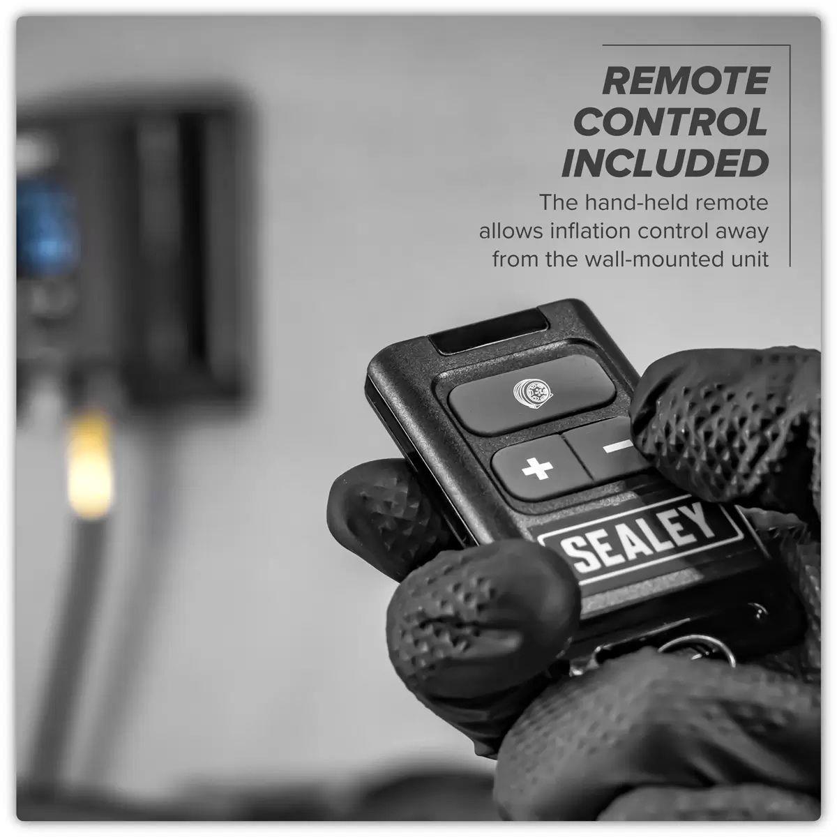 Sealey SA450 Wall Mounting Tyre Inflator Digital 230V/10W