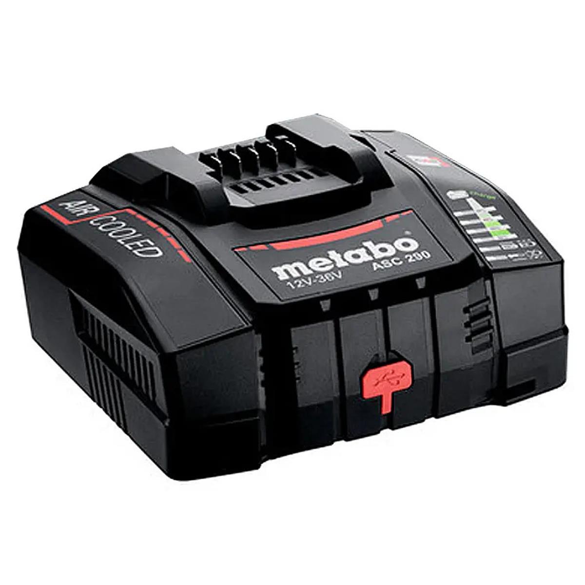 Metabo Basic Set 2 x 8.0Ah LiHDX Tabless Battery with ASC290 Charger & Metabox 145