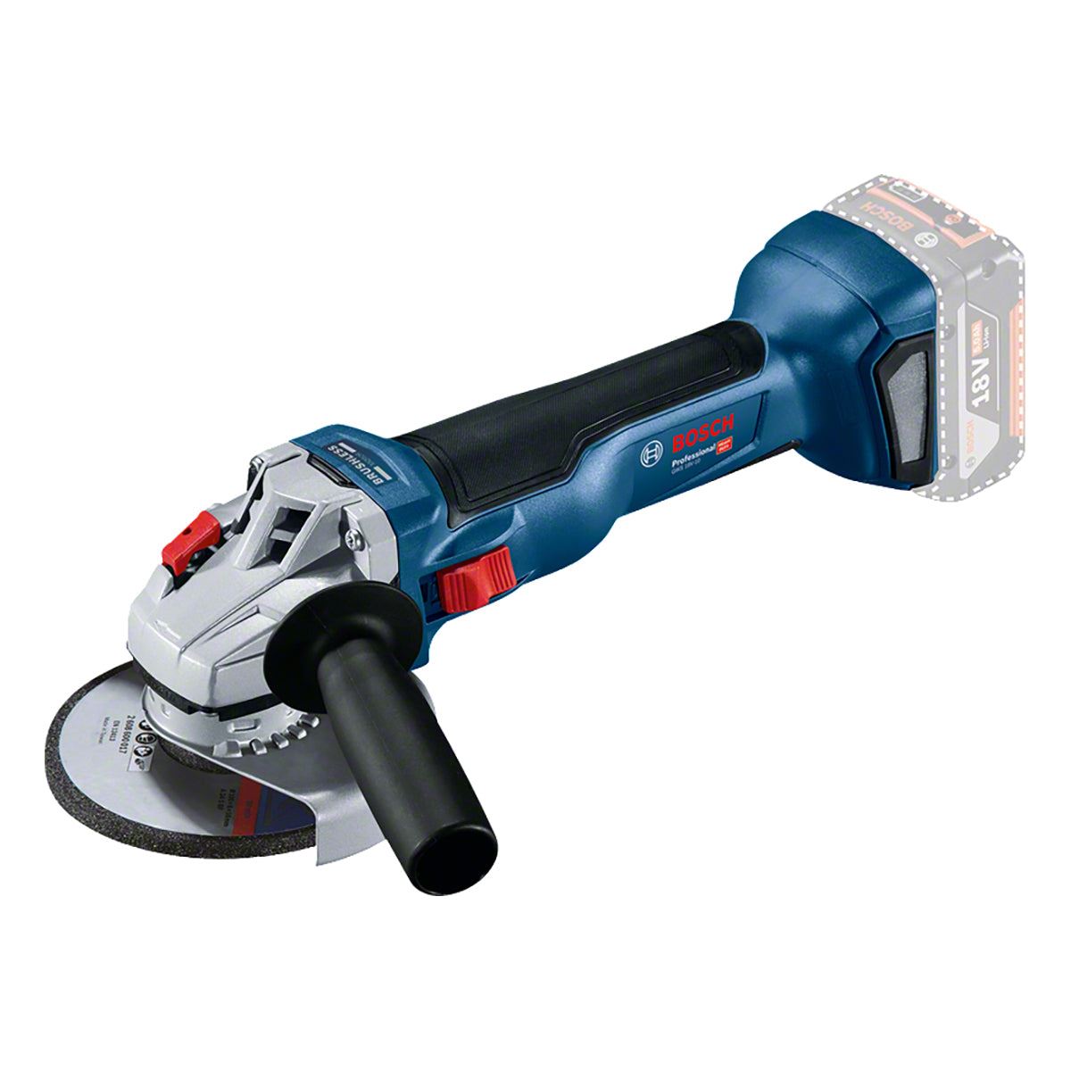 Bosch GWS 18V-10 SC Professional Angle Grinder 125mm Body only for Power and Precision 06019G340B