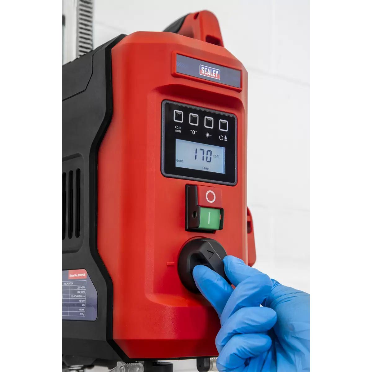 Sealey PDM10B Bench Mounting Pillar Drill with Digital Display & Laser Guide 720W/230V