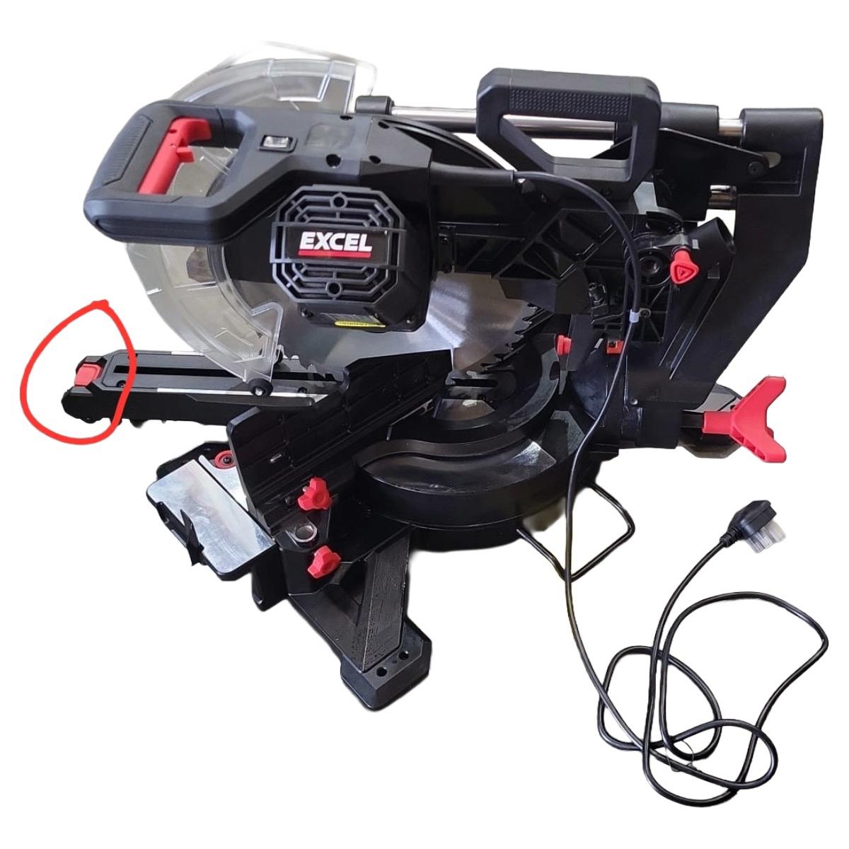 Excel 305mm Sliding Mitre Saw with LED Light & 48T Blade 240V/2000W Item Condition Box Opened Never Used
