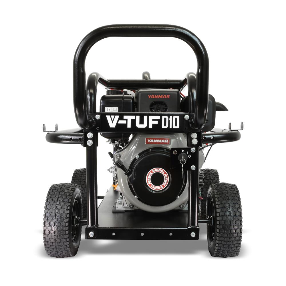 V-TUF VTUFD10-15200 10HP 3000psi Yanmar Diesel Pressure Washer With Gearbox Pump 15L/Min