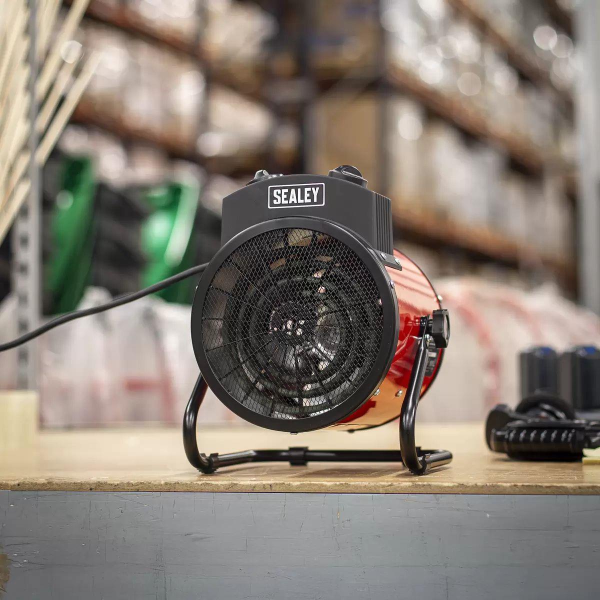 Sealey EH2001 Industrial Fan Heater High-Power Heating for Workshops & Garages 2kW