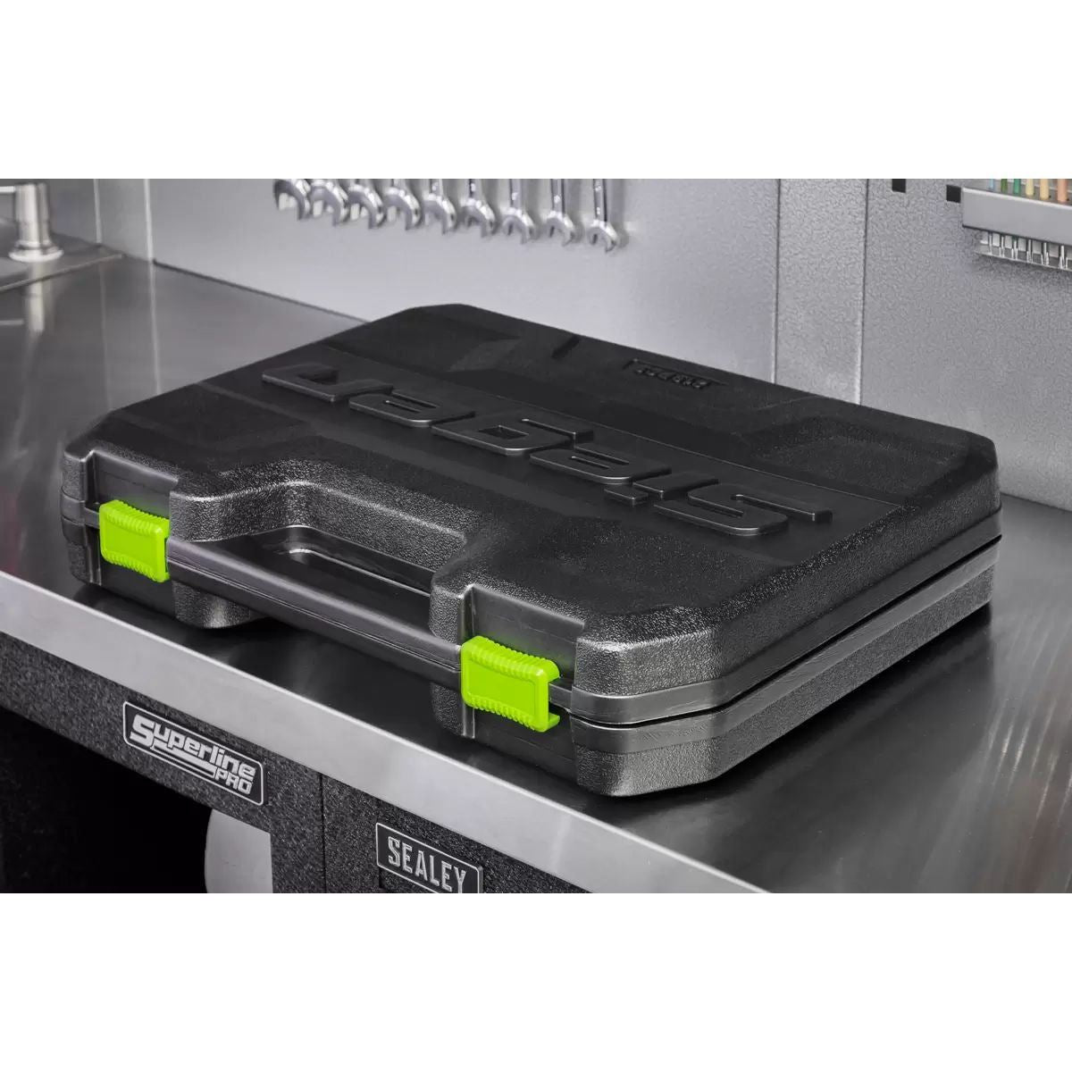 Sealey S01212 1/4in 3/8in 1/2inSq Drive WallDrive Metric Socket Set 219pc