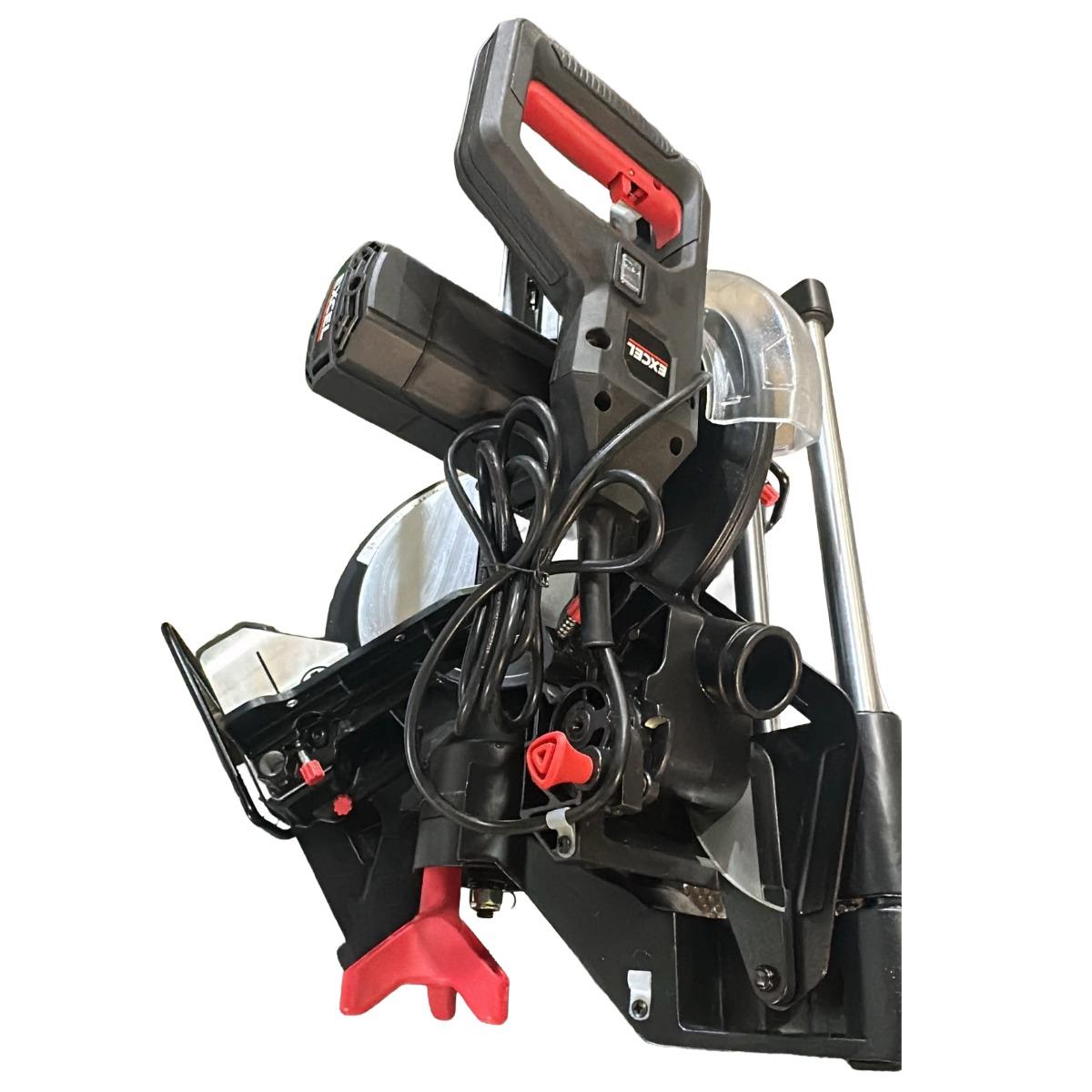 Excel 216mm Sliding Mitre Saw with LED Light & 48T Blade 240V/1700W Item Condition Used