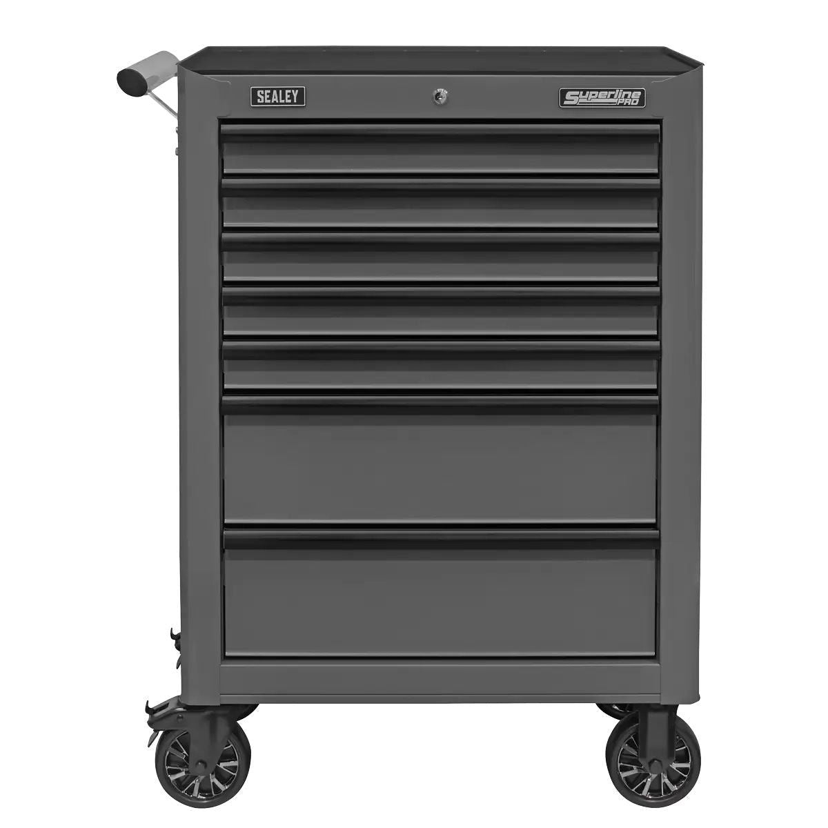 Sealey AP26479TG Rollcab 7 Drawer with Ball-Bearing Slides Grey/Black
