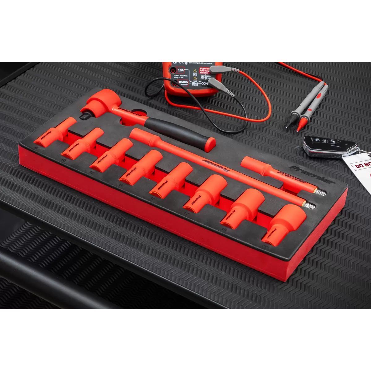 Sealey TBTE01 Insulated Socket Set with Tool Tray 3/8