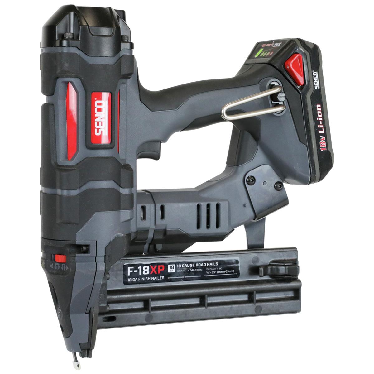 Senco 10M7001N 18V F-18XP Fusion 18G Brad Nailer with 1 x 1.5Ah Battery, Charger & Case