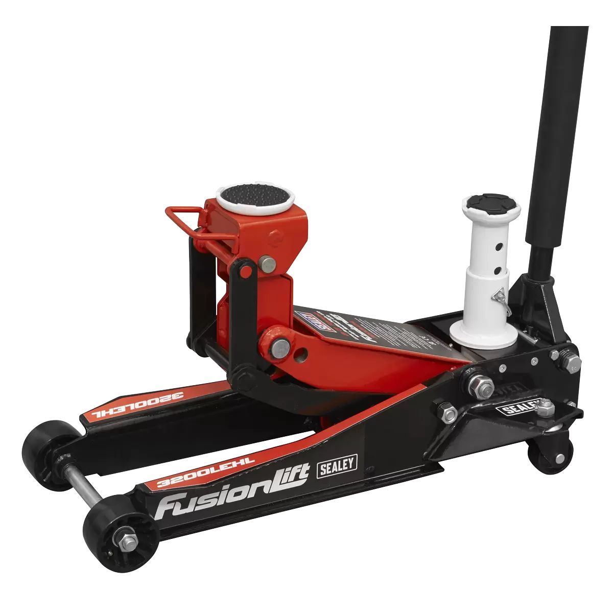 Sealey 3200LEHL Trolley Jack 2/3 Tonne Low Profile/High Lift with Rocket Lift