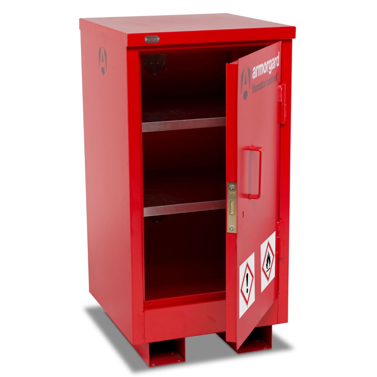 Armorgard FSC1 Flamstor Hazardous Storage Cabinet 505mm x 540mm x 980mm Safe storage for Hazardous Materials