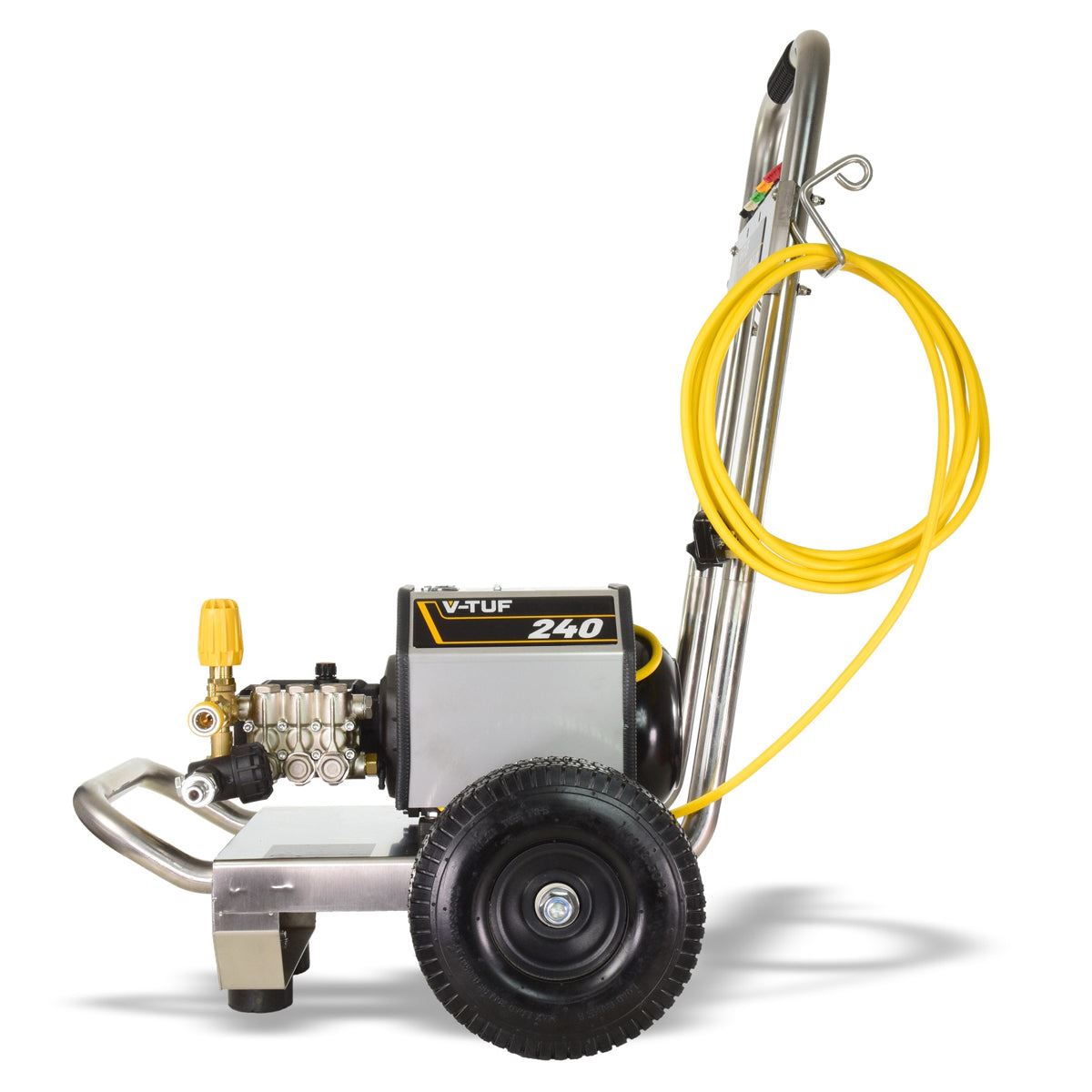 V-TUF VTUF240T Compact, Industrial, Mobile Electric Pressure Washer 1450psi, 100Bar, 12L/min 240V