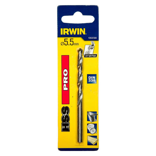 Irwin 10502388 HSS Pro Drill Bit 5.5mm