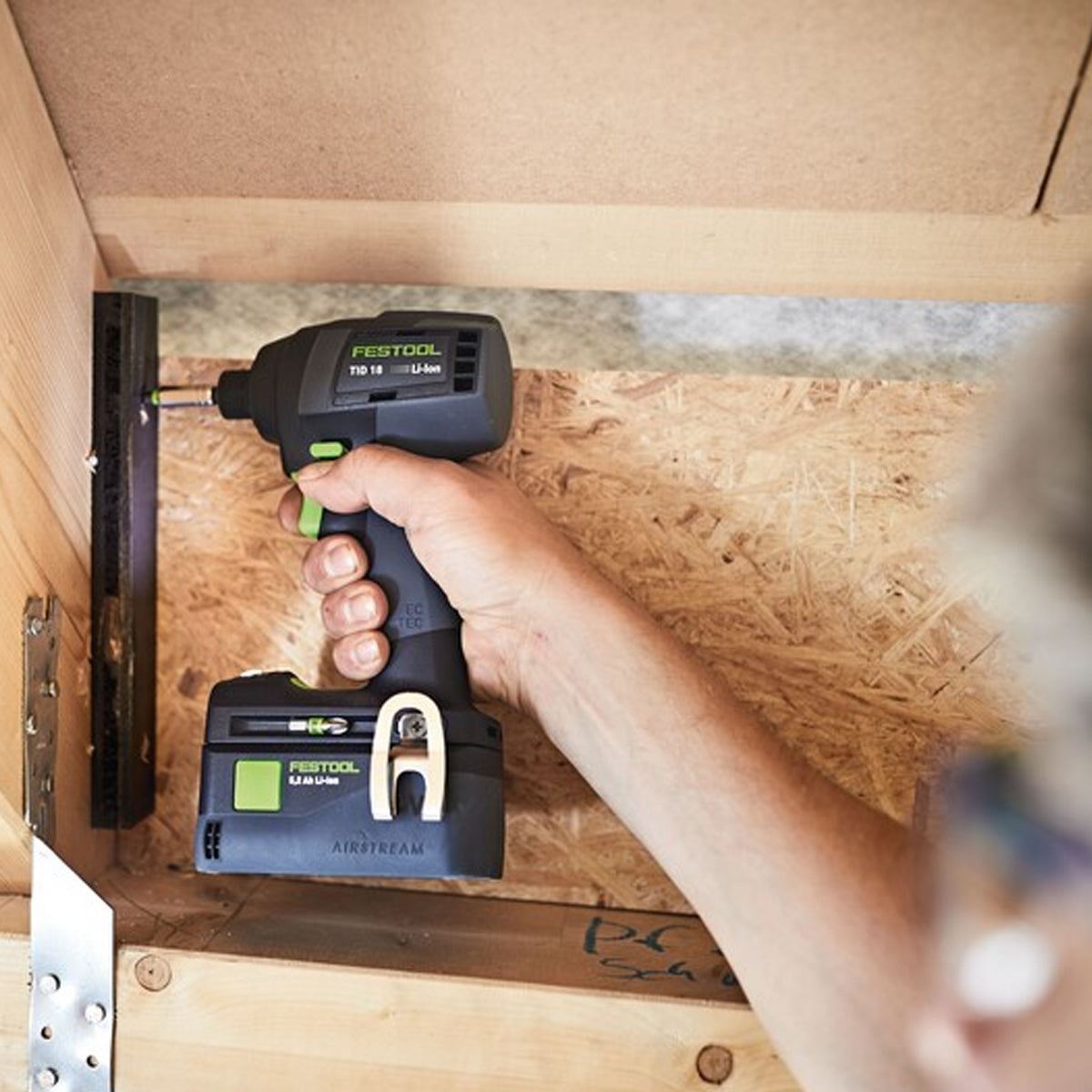 Festool TID 18 5,0/4,0-Set TPC 18/4 18V Brushless Percussion Drill & Impact Driver With 1 x 5.0Ah/4.0Ah Battery, Charger 577655