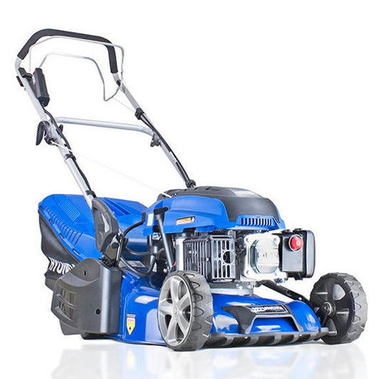 Hyundai HYM430SPER 43cm Electric-Start Self-Propelled Petrol Roller Lawnmower 139cc Engine & 25-75mm Cuts