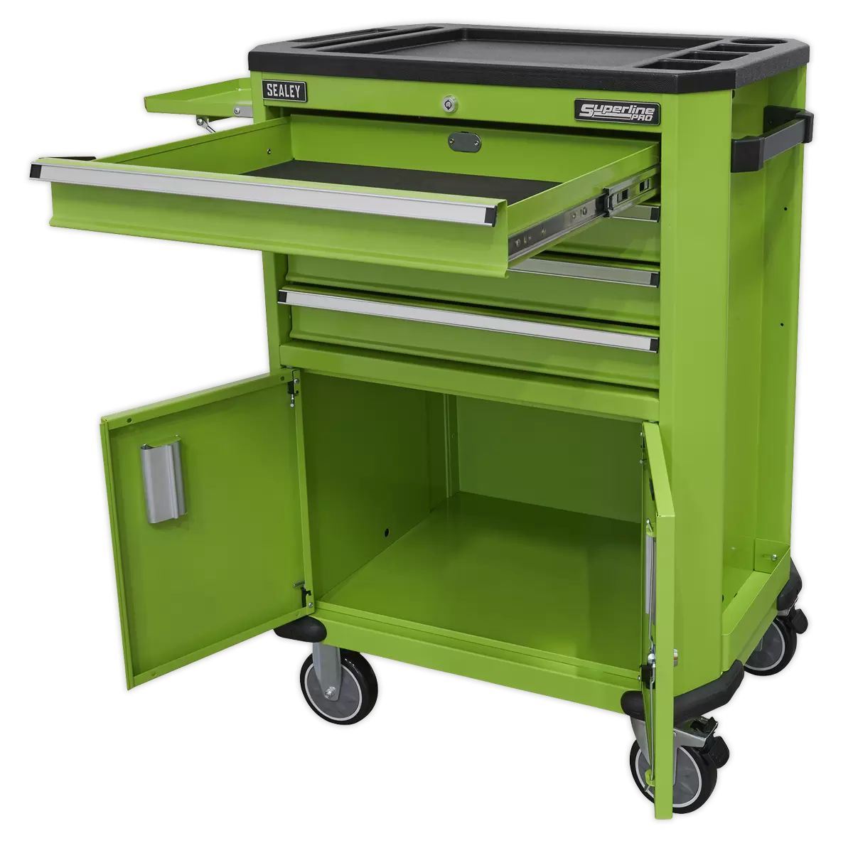 Sealey AP980MTHV Tool Trolley with 4 Drawers and 2 Door Cupboard