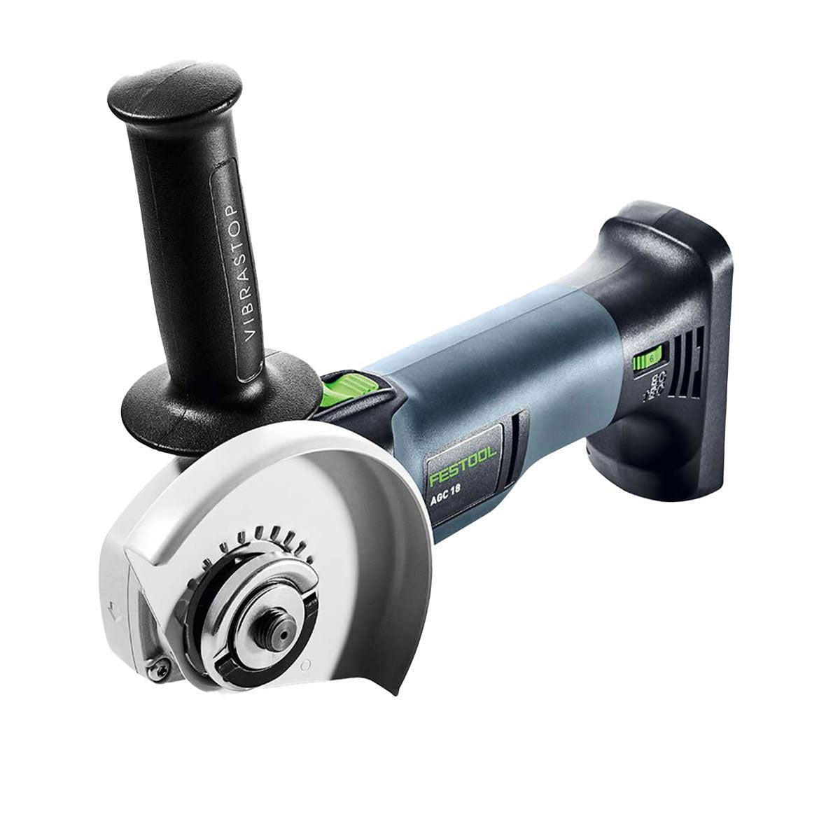 Festool AGC 18-125 EB-Basic GB 18V Brushless Angle Grinder with 1 x 8.0Ah Battery Charger & Case