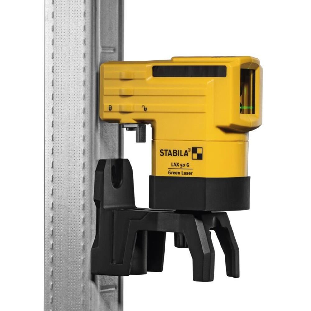 Stabila STBLAX50G LAX 50 G Cross Line Laser Precision Laser Leveling Tool for Accurate Alignments 19110