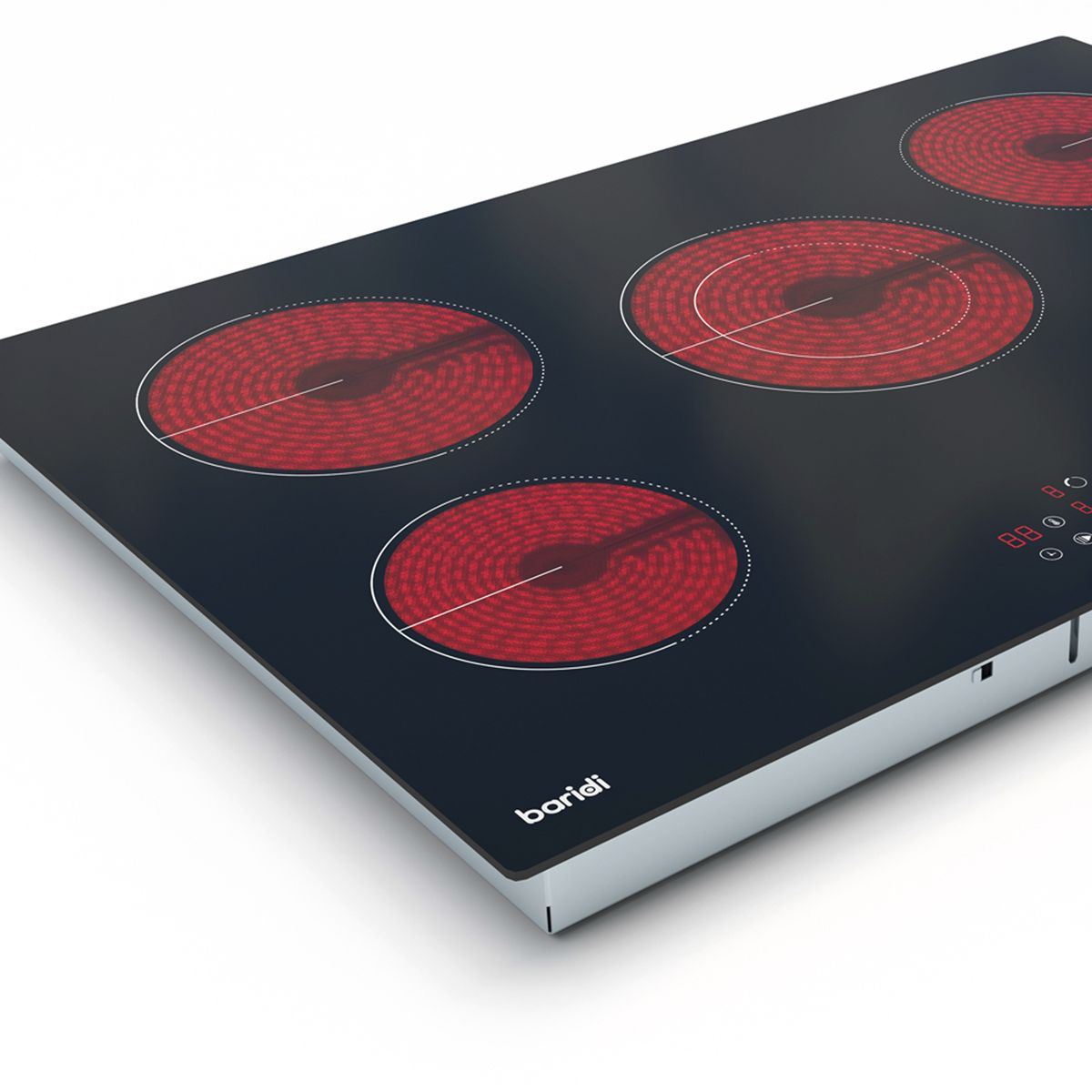 Sealey DH175 Baridi Integrated Ceramic Hob with 5 Cooking Zones 77cm 8200W Output