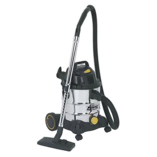 Sealey PC200SD110V Wet & Dry 20L Vacuum Cleaner 110V/1250W