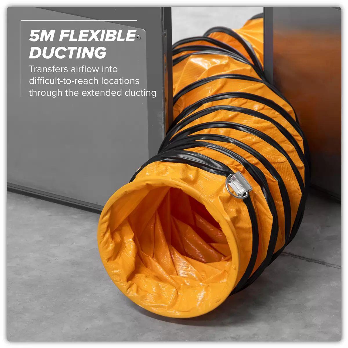 Sealey VEN250 Portable Ventilator 250mm with 5mtr Ducting