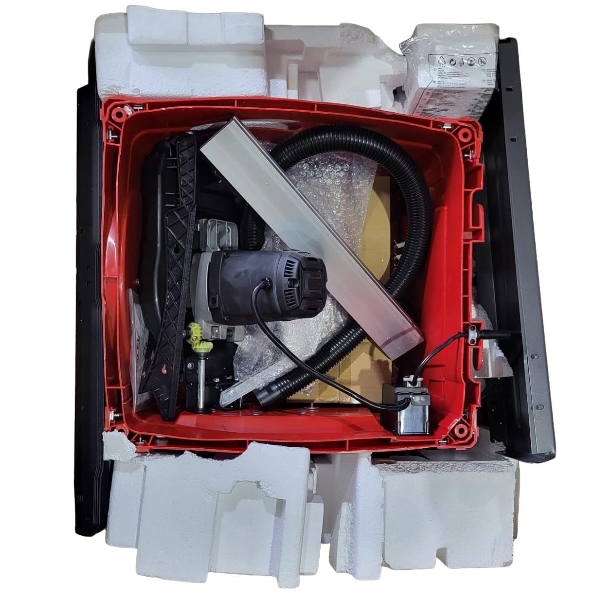 Excel 250mm Table Saw 240V/1800W with Legstand Side Extensions & Blade Item Condition Damaged Box