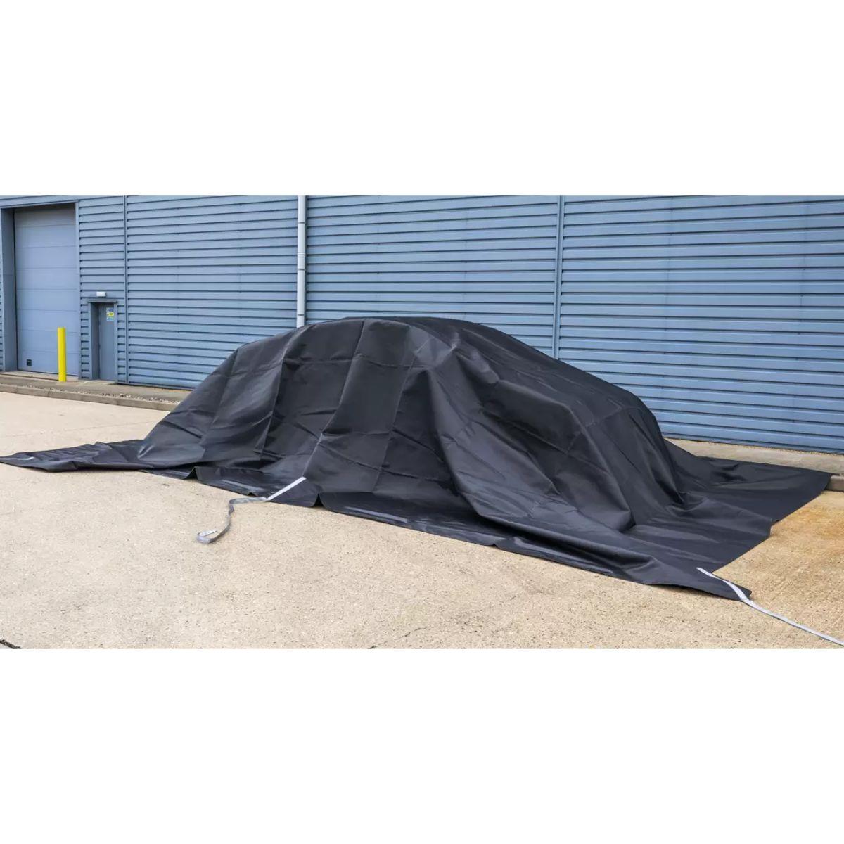 Sealey EV1000 Vehicle Fire Safety Blanket PU Coated 6 x 8m