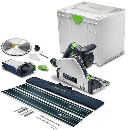 Festool TSC 55 KSEB-Basic 18V Brushless 160mm Plunge Cut Saw 577988 with Guide Rail Kit