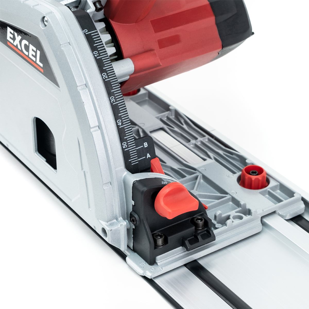 Excel 165mm Plunge Saw 1200W/240V Guide Rail Set With Blade